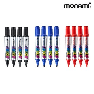 모나미 보드마카 혼합 12p (흑색 4p + 청색 4p + 적색 4p) 세트