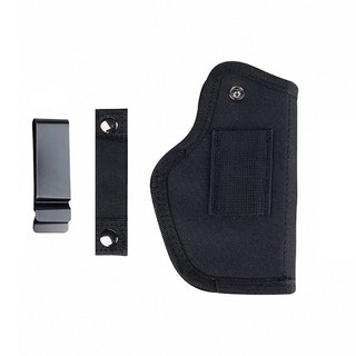 남녀공용 범용 권총 오른쪽 IWB 9mm 은폐 캐리 글록 총 액세서리, 1) Black, 1개