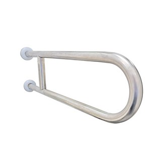 【海夫健康生活館】斜坡板專家 304不鏽鋼 U型固定式安全扶手 管徑31.8mm (SU-318), 1個, SU-318-75