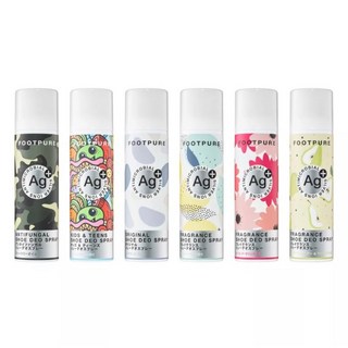 FOOTPURE 鞋子除臭噴霧 抗菌除臭, 1個, 經典無香味