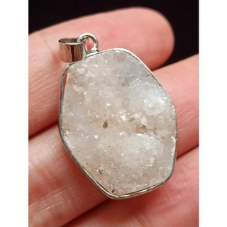 天然白水晶晶簇吊墜，閃耀水晶芽