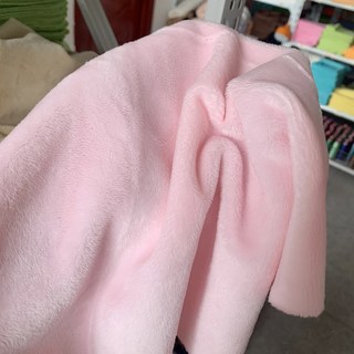 단색 수제 머리 천 패브릭 슈퍼 소프트 45x50cm DIY 최고의 인형 폴리에스터 플러시 100% 5mm, 07, 1개