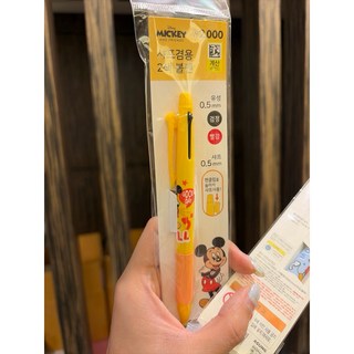 米奇按壓筆 米奇自動鉛筆 米老鼠 米奇, 1個, 黃