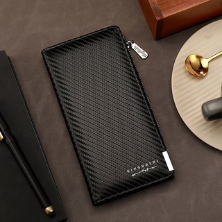 男士錢包長款西裝包時尚二合一多卡位卡夾證件夾拉鍊男式錢夾
