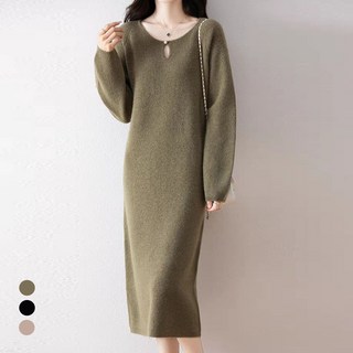 KARRA 홀인라운드니트원피스_KB5FOP009C