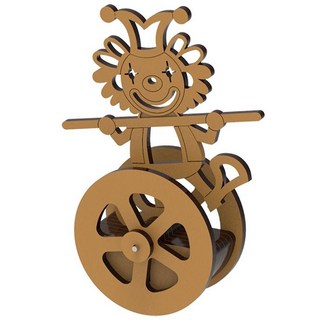 집콕과학 무게중심 피에로 투휠 자동차 만들기 [AEK655], 상세페이지 참조