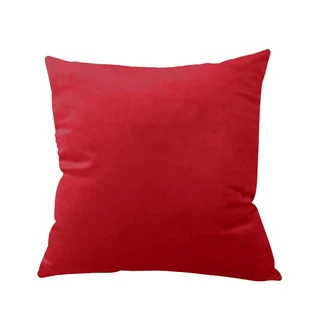 두꺼운 플란넬 쿠션 케이스 45x45cm 일반 퓨어 색상 짧은 플러시 따뜻하고 아늑한 장식 베개 케이스 소파, 01 45X45CM-pillow cover, 13 Carmine-thickened