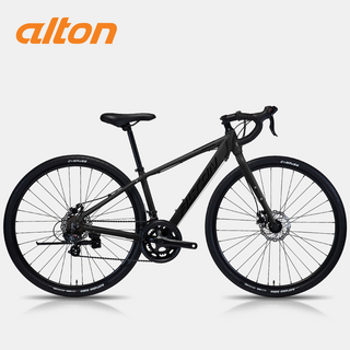 2025 알톤 자비스 14D 700C 로드 자전거 알루미늄 14단 듀얼레버 디스크 완조립, 1개, 165cm, 자비스14D 380 매트블랙