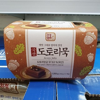 한생 친정엄마 국산 도토리묵 350g x 3입 일반포장 동절기만, 1.05kg, 1개