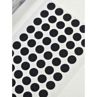 휴대폰 카메라 전면용 보안원형스티커(무지), 1개