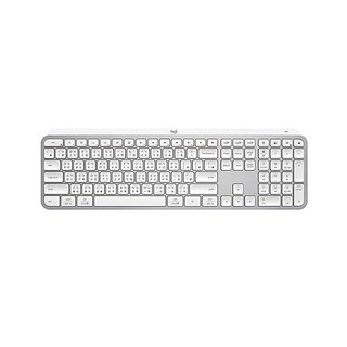 Logitech 羅技 MX Keys S 無線智能鍵盤 舒適打字 防水設計, 珍珠白, 珍珠白