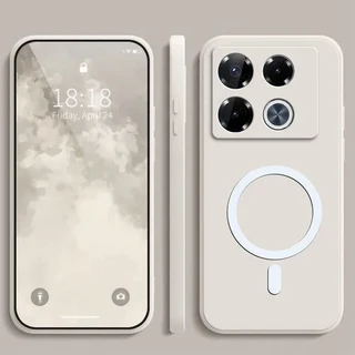 Infinix Note 40 5G X6852 4G 40Pro + 케이스 링 철 시트 마그네틱 스티커 포함, 08 WhiteWhite, 01 Note 40 Pro Plus 5G