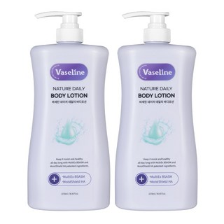 바세린 데일리 고보습 바디로션, 2개, 1.078L