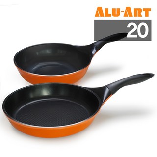 알루아트 인덕션 티타늄 프라이팬 궁중 웍 튀김팬 볶음팬 IH 후라이팬, 궁중팬 WT 20cm, 1개