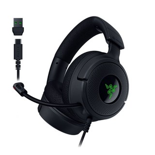 Razer 雷蛇 Kraken V4 X 北海巨妖 電競耳機麥克風 V4X 耳罩式 輕量化設計, 北海巨妖耳機麥克風 V4X