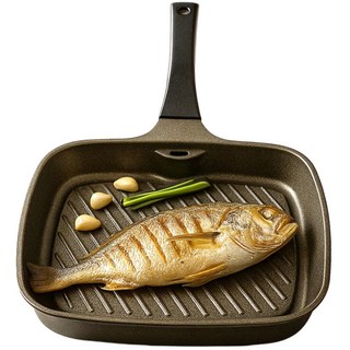 냄새안나는 사각 생선구이팬 그릴팬 연기안나는 후라이팬, 1개, 27cm