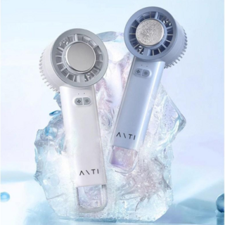 SMILEMORLI 휴대용 무선 급속 냉각 저소음 에어컨 쿨링 손선풍기, 화이트, F904-1