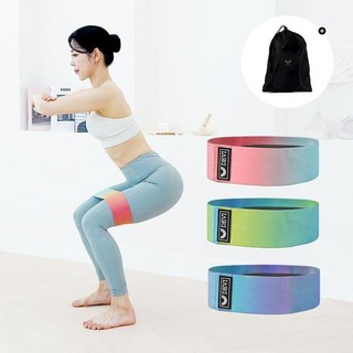 데비 피치피치 업 힙업밴드 3종+파우치 세트, 혼합색상, 1세트