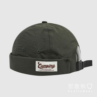 ScottyBear 那隻熊 日系 小眾 水兵帽 布標 速乾 透氣 防潑水 貝雷帽 女帽 CM360