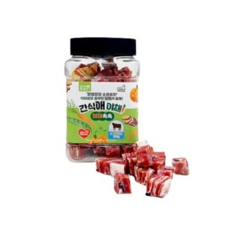 간식애야채 통간식 소프트 소고기큐브200g, 200g, 1개