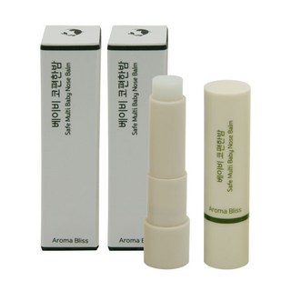 [아로마블리스] 데일리케어 아기코막힘 베이비 코편한밤 스틱 1+1, 3.4g, 2개