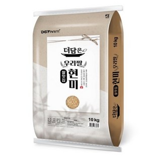 더담은 국산 현미, 10kg, 1개