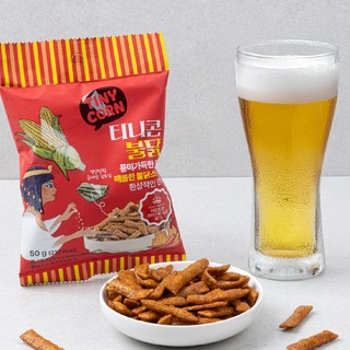 티니콘 불닭 옥수수 콘스낵 풍미가득 매콤한, 1개, 50g