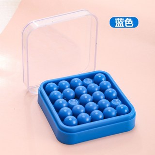 兒童桌遊E4C 迷你智慧拼球玩具 兒童邏輯思維訓練 早教啟蒙益智遊戲, 藍色（彩盒邊角微凹、商品完整）已折扣, 1個