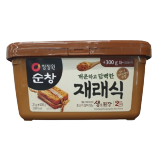 청정원순창 개운하고 담백한 재래식 생된장, 2.3kg, 1개