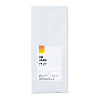 에이커 고소한 브라질 산토스 원두 커피, 1개, 1kg, 홀빈(분쇄안함)