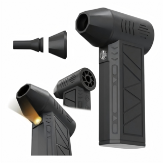 에어건 휴대용 대풍력 공기 먼지 제거 건 강력 분사로 먼지 제거 흡입 기능 전환 가능 다용도 청소 도구, ZY7400-SE/PRO, 흑색