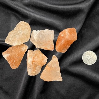 [一方石]橙鹽 - 喜馬拉雅負離子淨化玫瑰鹽 橙晶鹽香薰石擴香石礦物鹽 擴香石 水晶 淨化水晶 水晶碎石 水晶原礦, 3~5公分