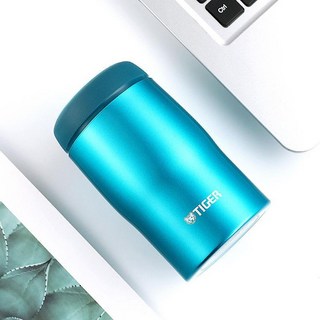 타이거 텀블러 일본 오리지널 수입 MJA-B024 미니 240m 레터링 오피스에 적합, 워터 블루, 기본 항목, 1개