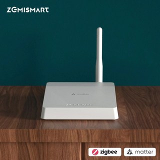 Zemismart M6 허브 Matter Zigbee 게이트웨이(안테나 포함) Tuya Homekit과 함께 작동 Google SmartThings, 1개