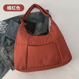 雲朵包 餃子包 月亮包 尼龍托特包 大容量空氣雲朵包 - 時尚超百搭，高雄現貨