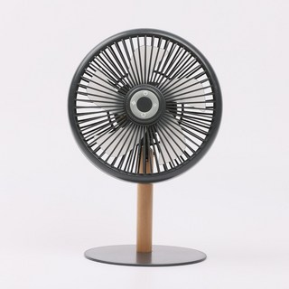 끌리젠 무선 무소음 미니 탁상용 선풍기 소형 KLZ-1, 그레이