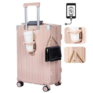 캐리어 20인치 22인치 24인치 기내용 대형 하드 여행용 감성 하드 캐리어 수납 주머니 대용량 패션 남녀 공용 흰색 블랙 회색 분홍색