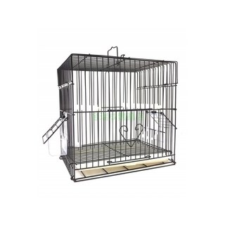 金瑞成鳥園 8吋典雅小鳥籠 - 三種顏色，小巧精緻，適合小型鳥外出, 1個, 白色款(,單購-鳥籠