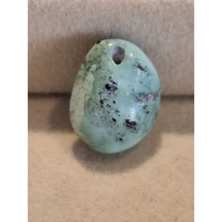 天然湖北原礦綠松石綠松玻璃瓷湖水綠特色隨形珠，獨特隨形設計，原礦產地保證，提升空間格調