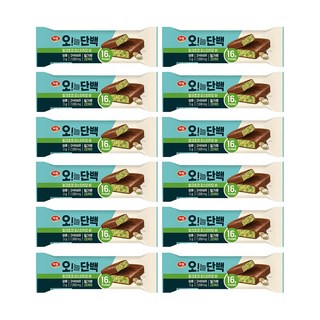 하림 오!늘단백 밀크초코 피스타치오바, 48g, 12개