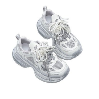 增高休閒運動老爹鞋 厚底增高6cm 大尺碼女鞋35-40