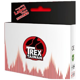 T-REX 霸王龍 Brother TZe系列 副廠相容標籤帶, 螢光綠底黑字
