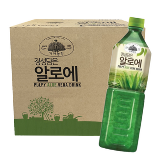 웅진 가야농장 정성담은 알로에 1Lx12펫, 12개, 1L