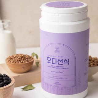 그린빈선식 오디선식600g 국산100%통곡물을 스팀으로찐 면역과 혈당조절에 도움을 주는 오디가 듬뿍 들어간 유니크한 잇템! 퍼플퍼플 오디선식 HDPE위생용기, 2개, 600g