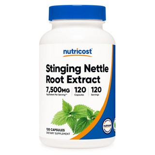 뉴트리코스트 서양쐐기풀 추출물 7500mg 캡슐, 120정, 1개