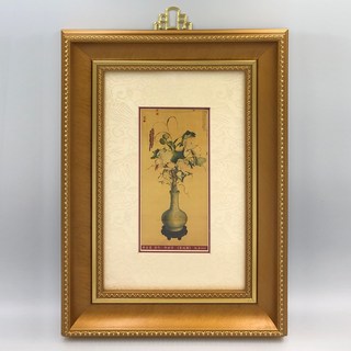 金箔畫 故宮精選名畫 清代郎世寧《聚瑞圖》開運吊掛 收藏送禮 居家店面裝飾