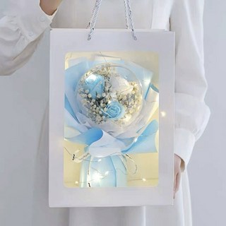 波波球香皂花束 (多款), 藍色系波波球香皂花束