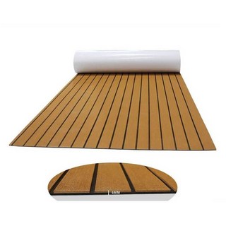 요트바닥재 보트 크루즈 데크 패드 바닥재 인테리어, M 라이트브라운+블랙240x90cm