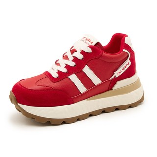 라부라카 봄가을 여자 키높이 운동화 7cm 발편한 굽높이 운동화 캐주얼 통굽 신발 워킹화 스니커즈