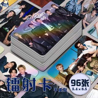 CORTIS 金唱片 鐳射小卡 96張全套 周邊 雜誌海報 簽名照 LOMO 三寸拍立得, 1個, CORTIS（含金唱片）鐳射小卡48+收納盒